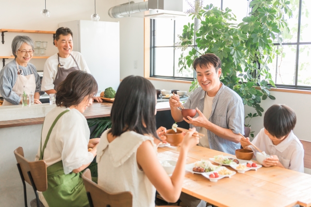 二世帯住宅に関する3つのタイプ