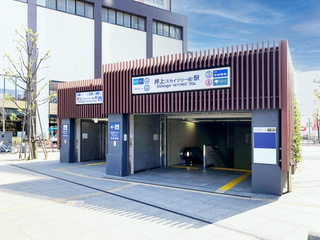 ”墨田区の主要駅と乗者数ランキング