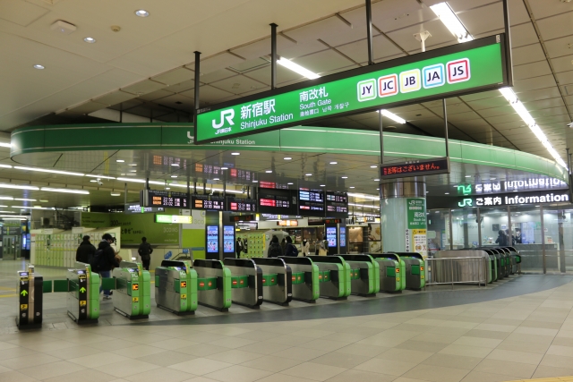 ”新宿区の主要駅と乗者数ランキング