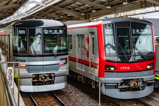 目黒区の主要駅と乗者数ランキング